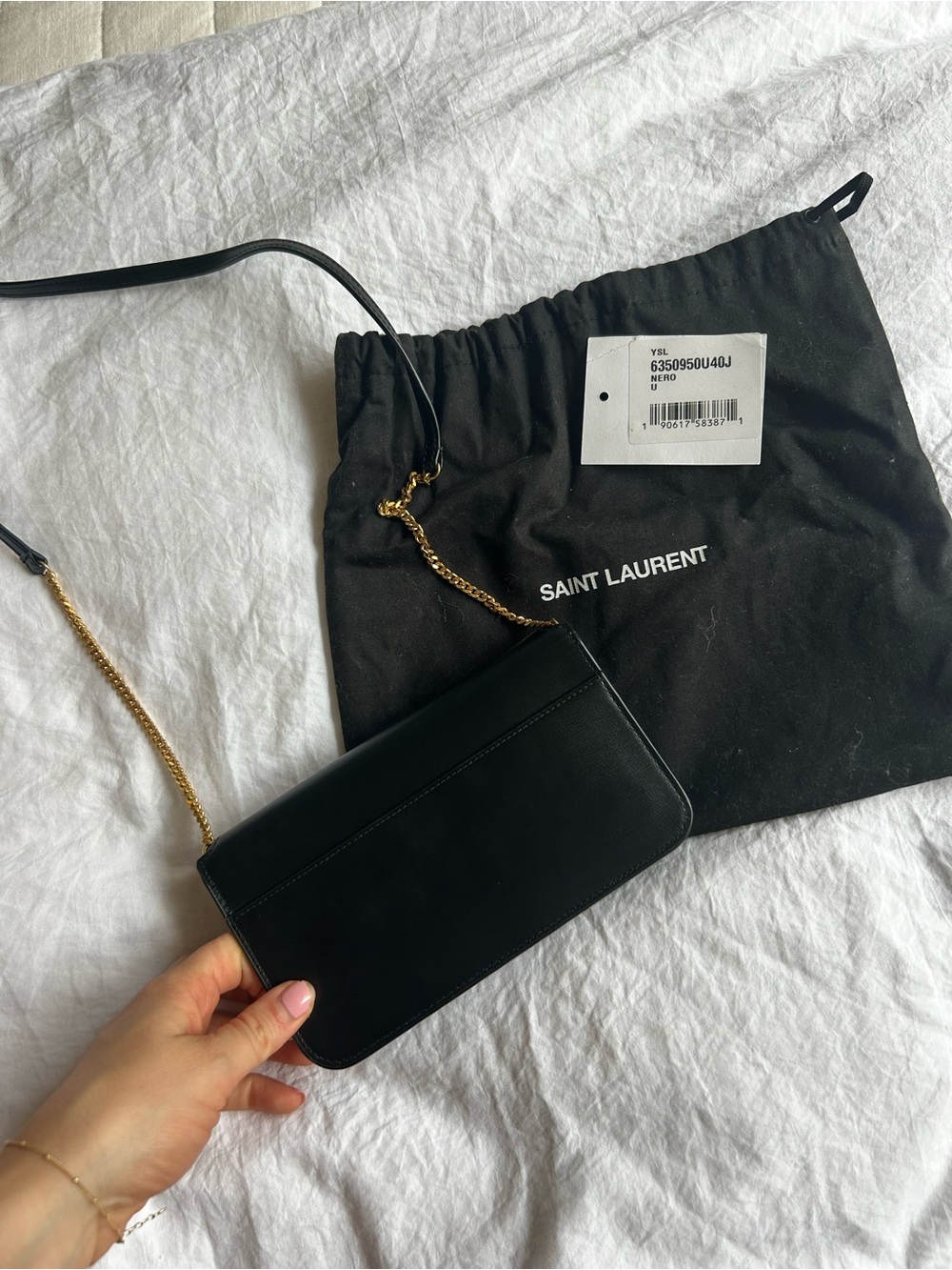 YSL Black Cassandre Crossbody Bag - Picture 4 of 4